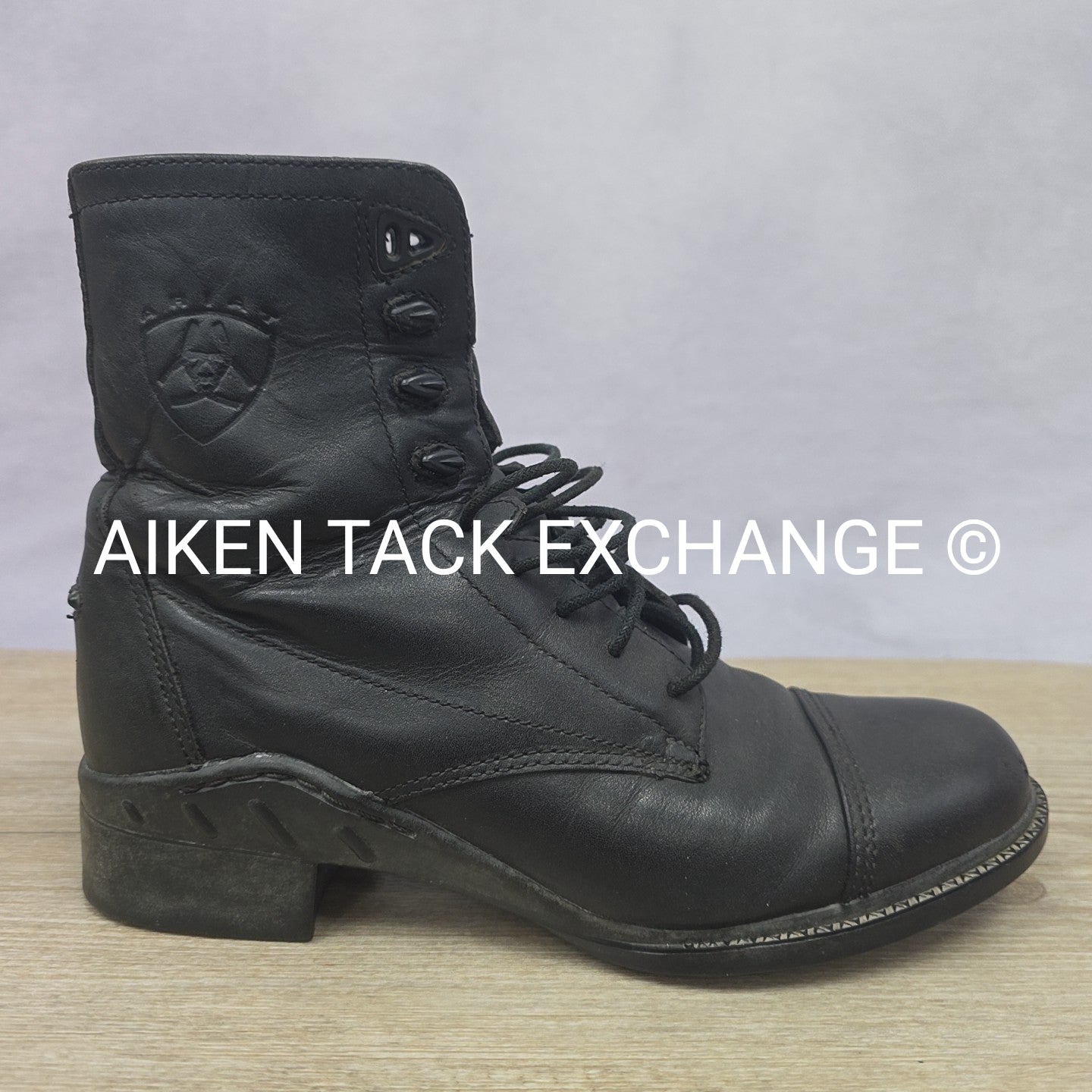 Ariat Lace Up Paddock Boots, Size 8