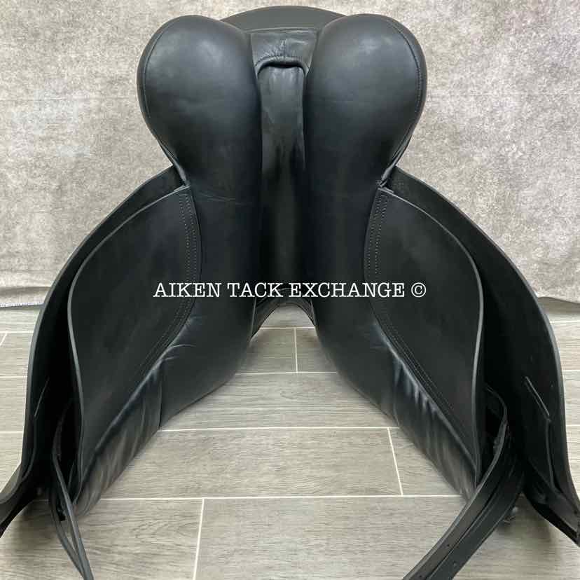 EquineFit International Dressage Saddle, 19" Seat, Wide Tree, Wool Flocked Panels