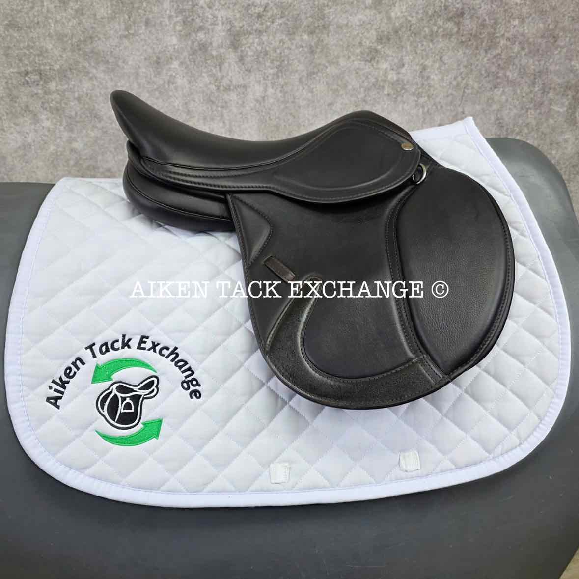 Royal Heritage Merida Youth Close Contact Saddle, 15" Seat, Adjustable Tree - Changeable Gullet, Wool Flocked Panels