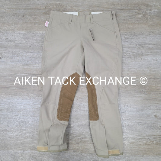 Tailored Sportsman "T.S." Knee Patch Breeches, Size 10 R