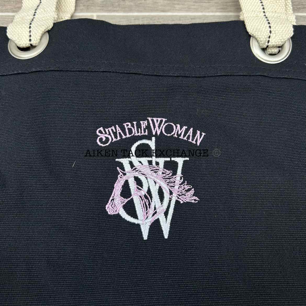 Stable Woman Canvas Tote Bag