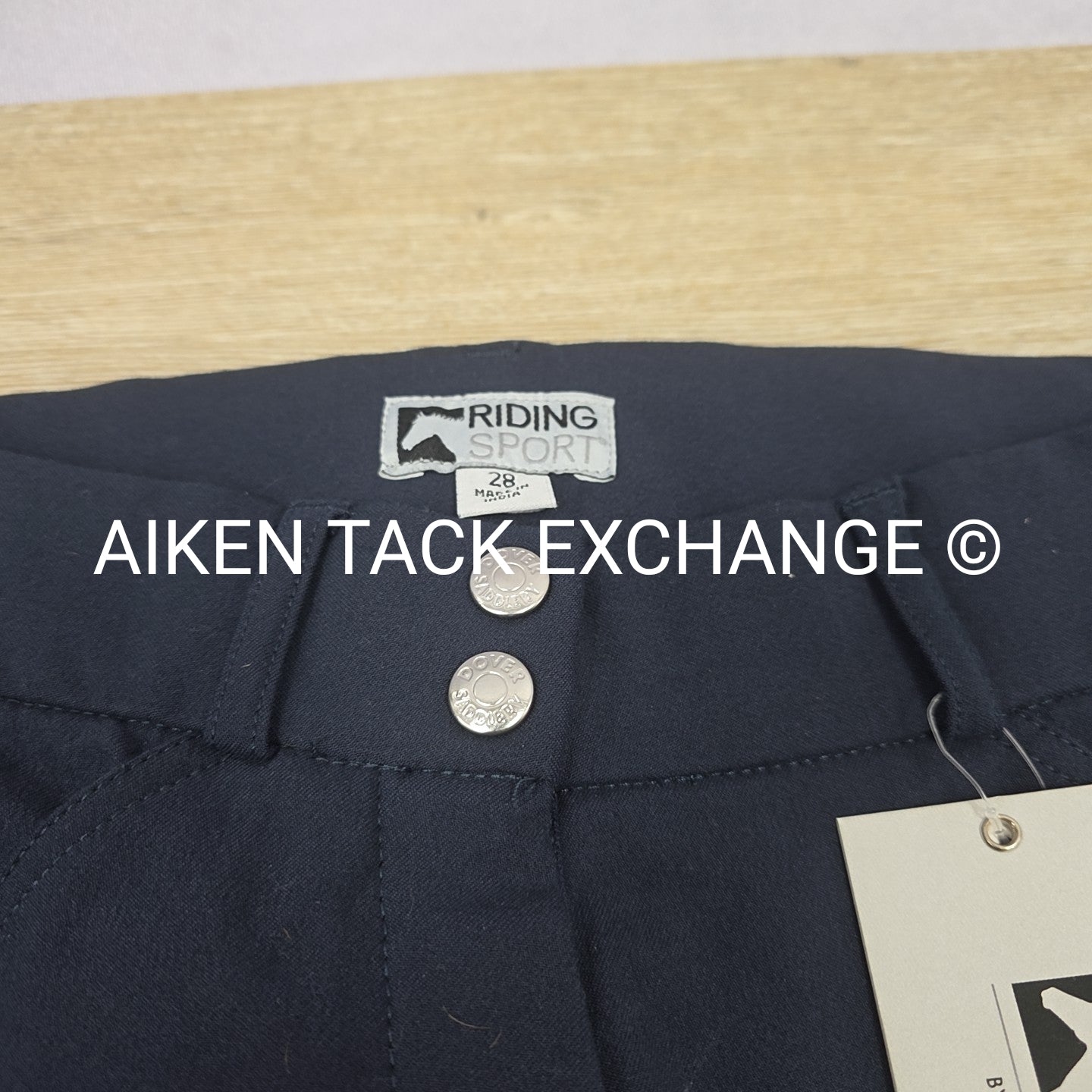 Dover Saddlery Riding Sport Event Knee Patch Breeches, Size 28