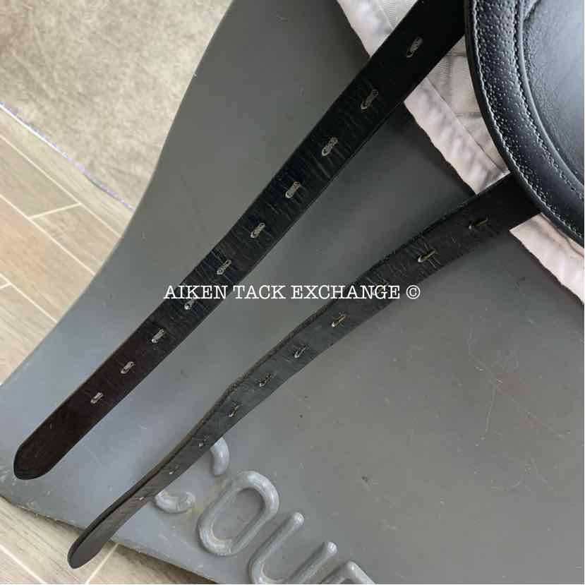 2018 Equipe Olympia Monoflap Dressage Saddle, 16" Seat, Extra Wide Tree, Foam Panels