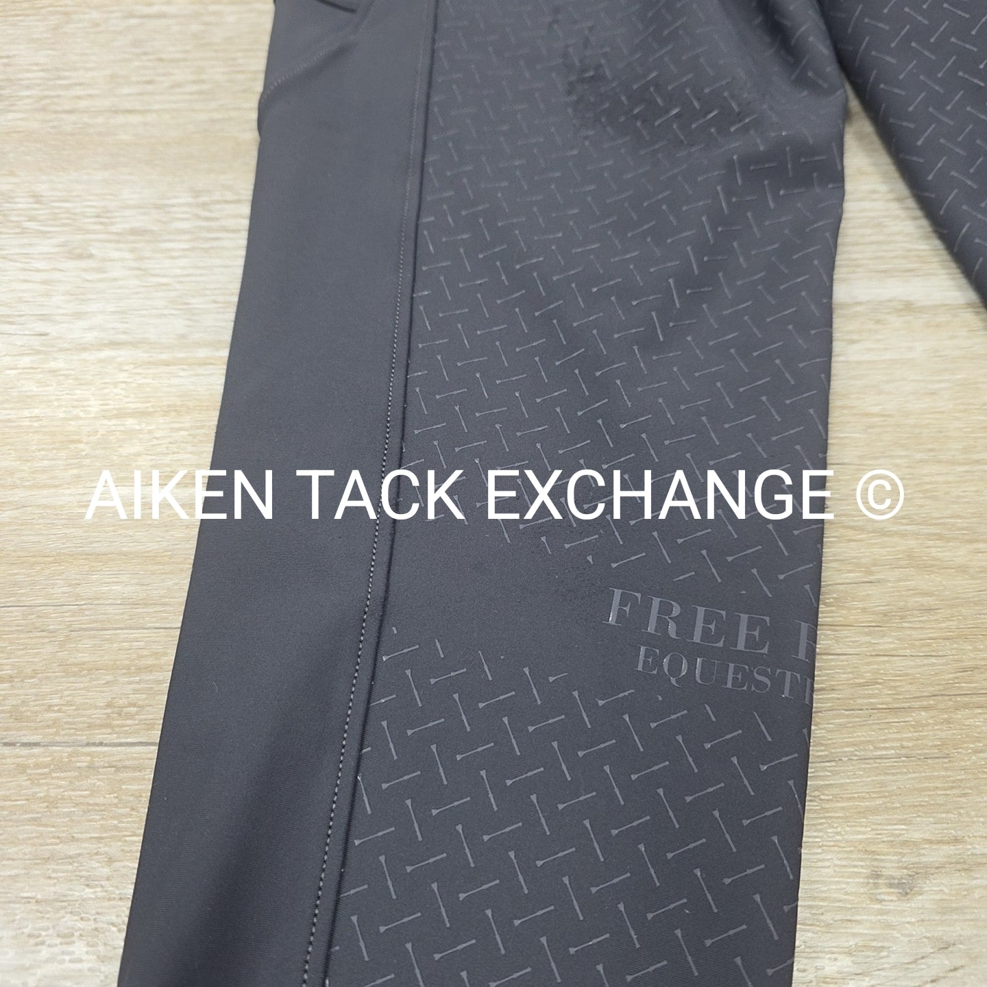 Free Ride Equestrian Silicone Grip Full Seat Pull On Tights, Women's Medium