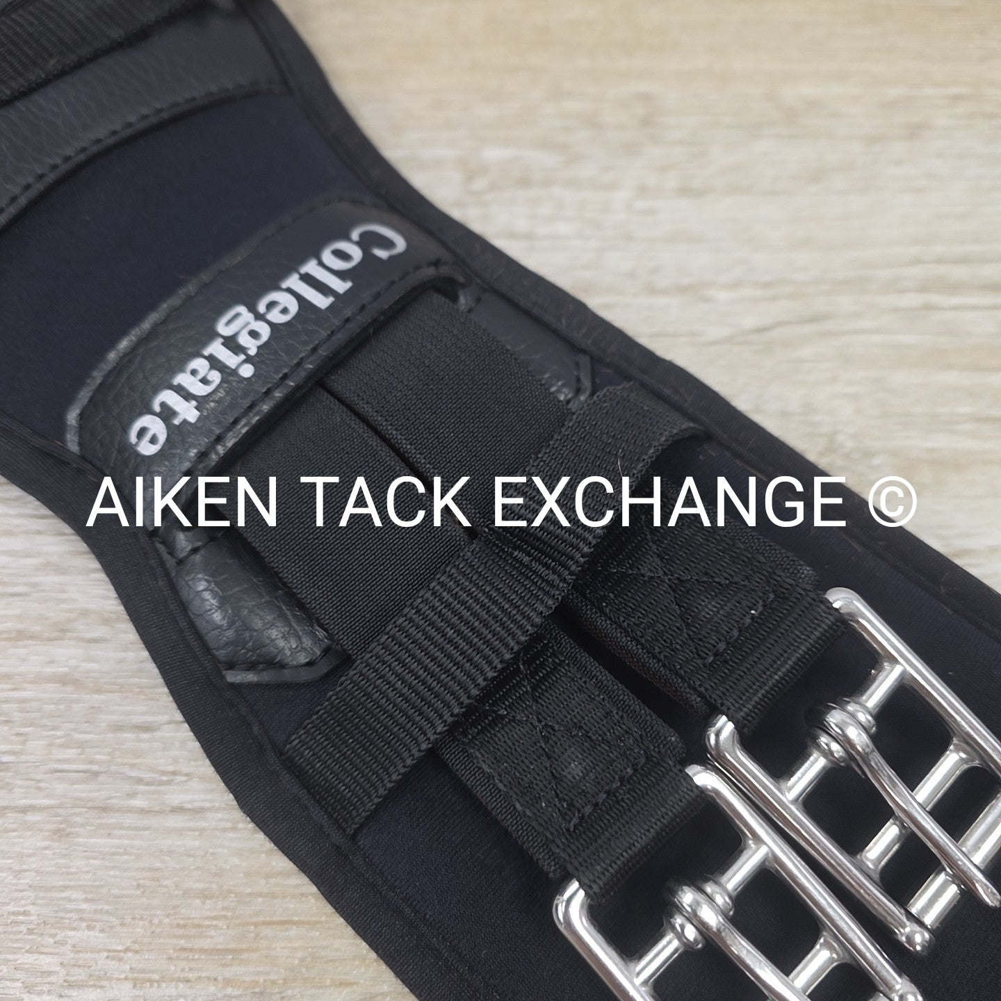 Collegiate Memory Foam Dressage Girth, Black, 22"