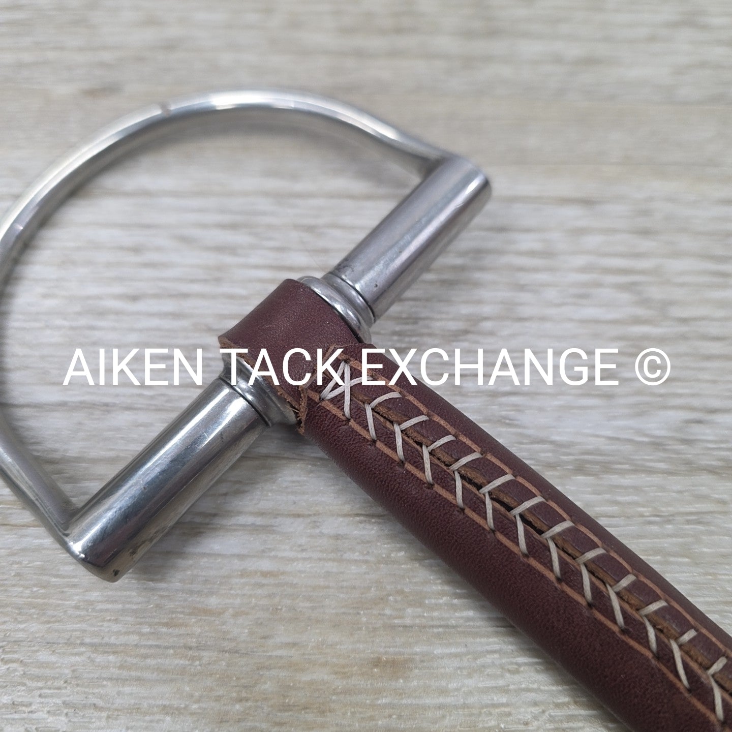 Leather Mullen Mouth D Ring Bit 5.5"