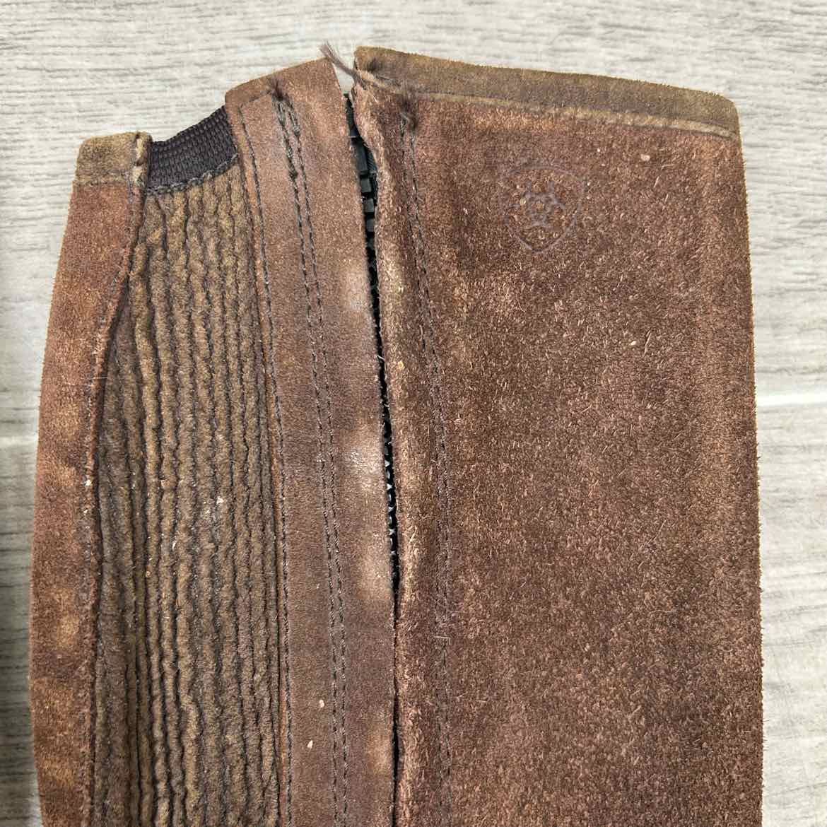 Ariat All Around II Suede Half Chaps, Size Child's Large