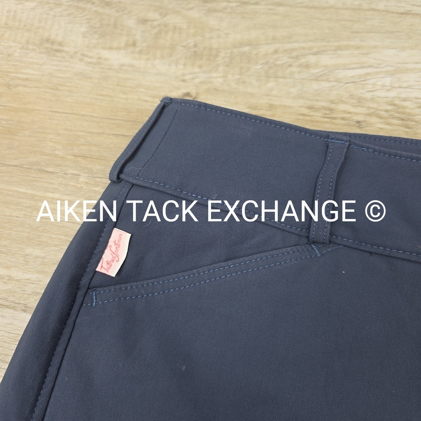 Tailored Sportsman Trophy Hunter Knee Patch Breeches in French Blue, Women's 32