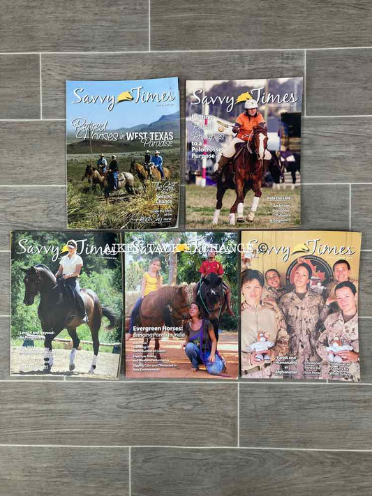 Parelli Savvy Times Magazines: February, May, August, November 2014, & February