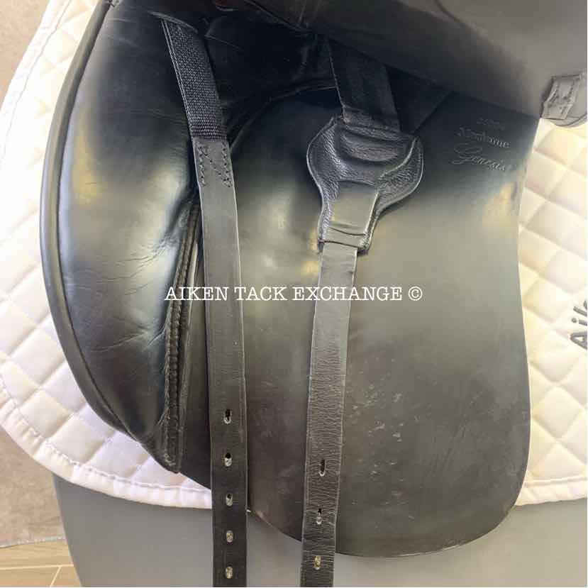 2012 Marcel Toulouse Marianne Platinum Genesis Dressage Saddle, 17.5" Seat, Adjustable Tree, Wool Flocked Panels