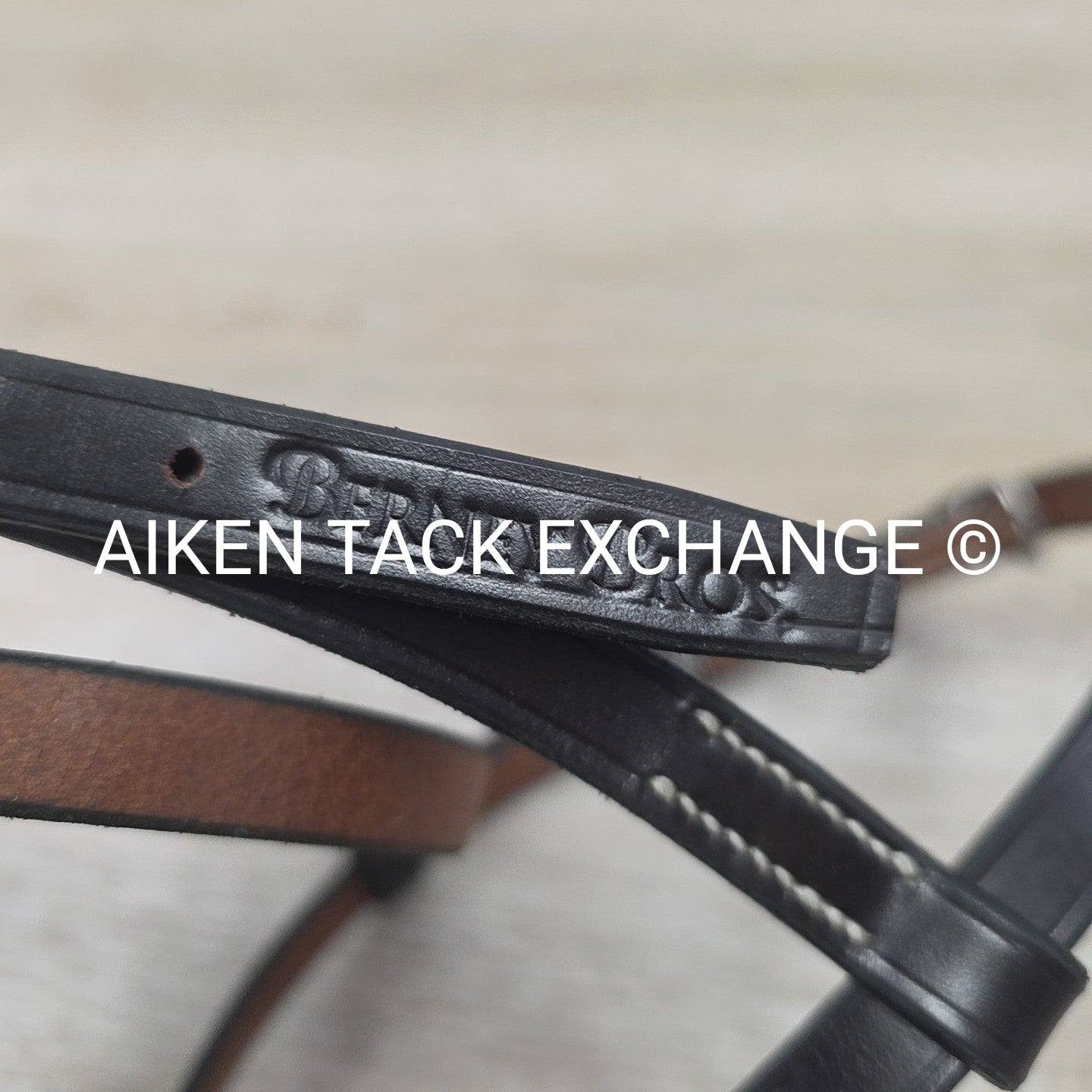 Berney Bros. Figure 8 Noseband, Brown, Size X-Full