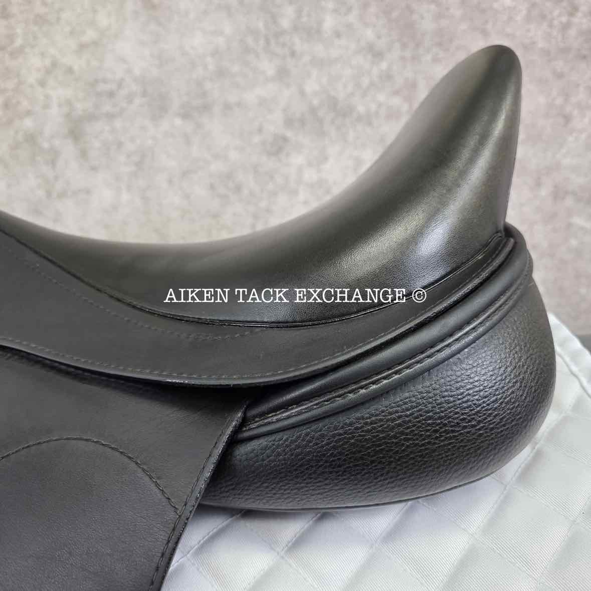 Patrick Profile Dressage Saddle, 17.5" Seat, Adjustable Tree - Changeable Gullet, Wool Flocked Panels
