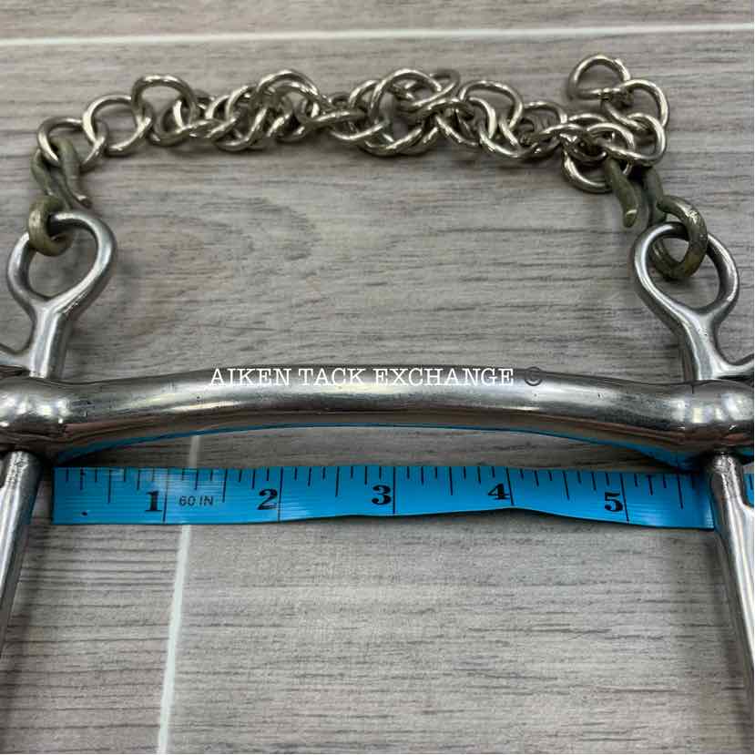 Eldonian Mullen Mouth Pelham Bit 5.5"