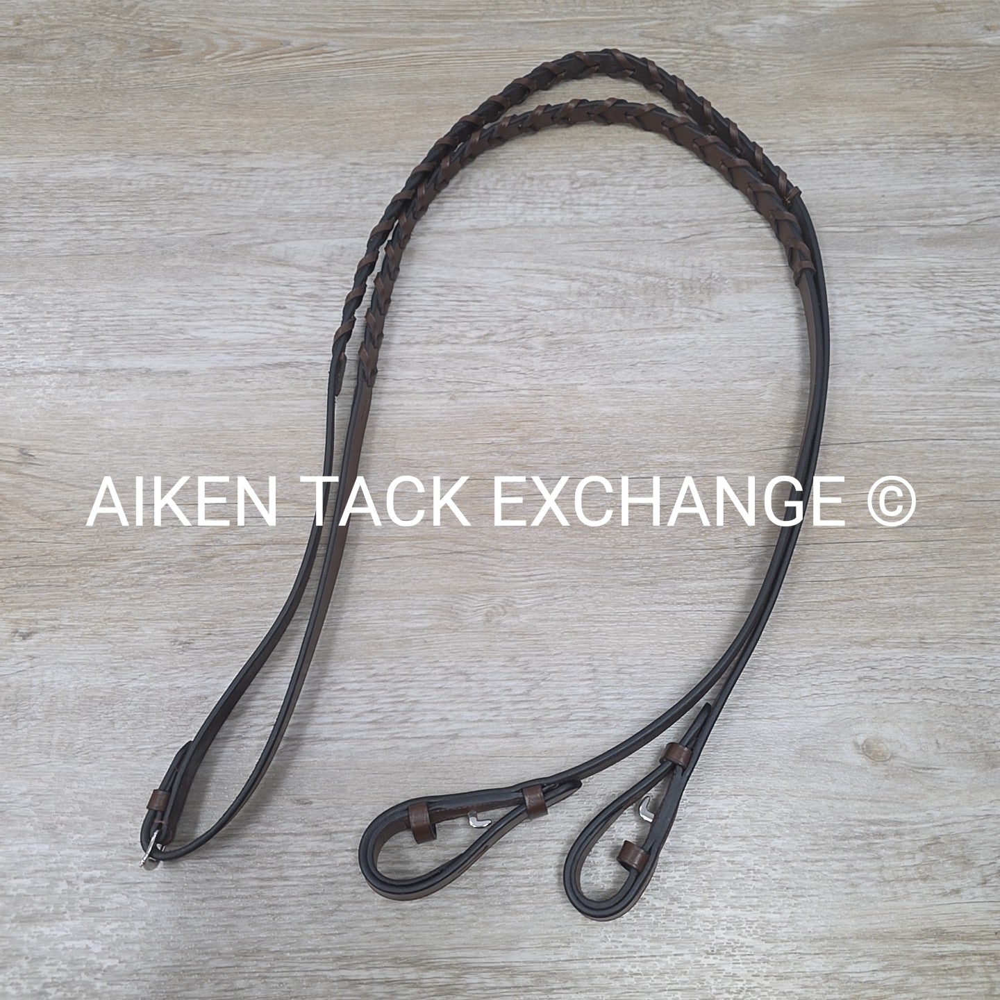 HDR Advantage Plain Raised Bridle with Reins, Australian Nut, Size Pony
