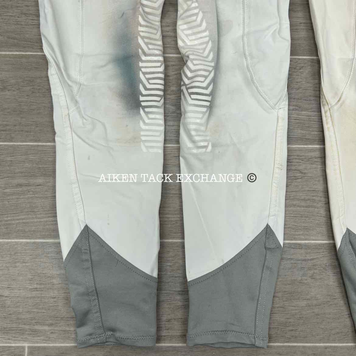 BARGAIN BUNDLE: 3 Pair GhoDho Silicone Grip Knee Patch Breeches, Size 26