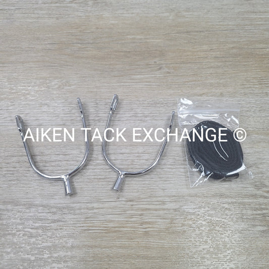 Spurs with Braided Nylon Spur Straps, 20mm