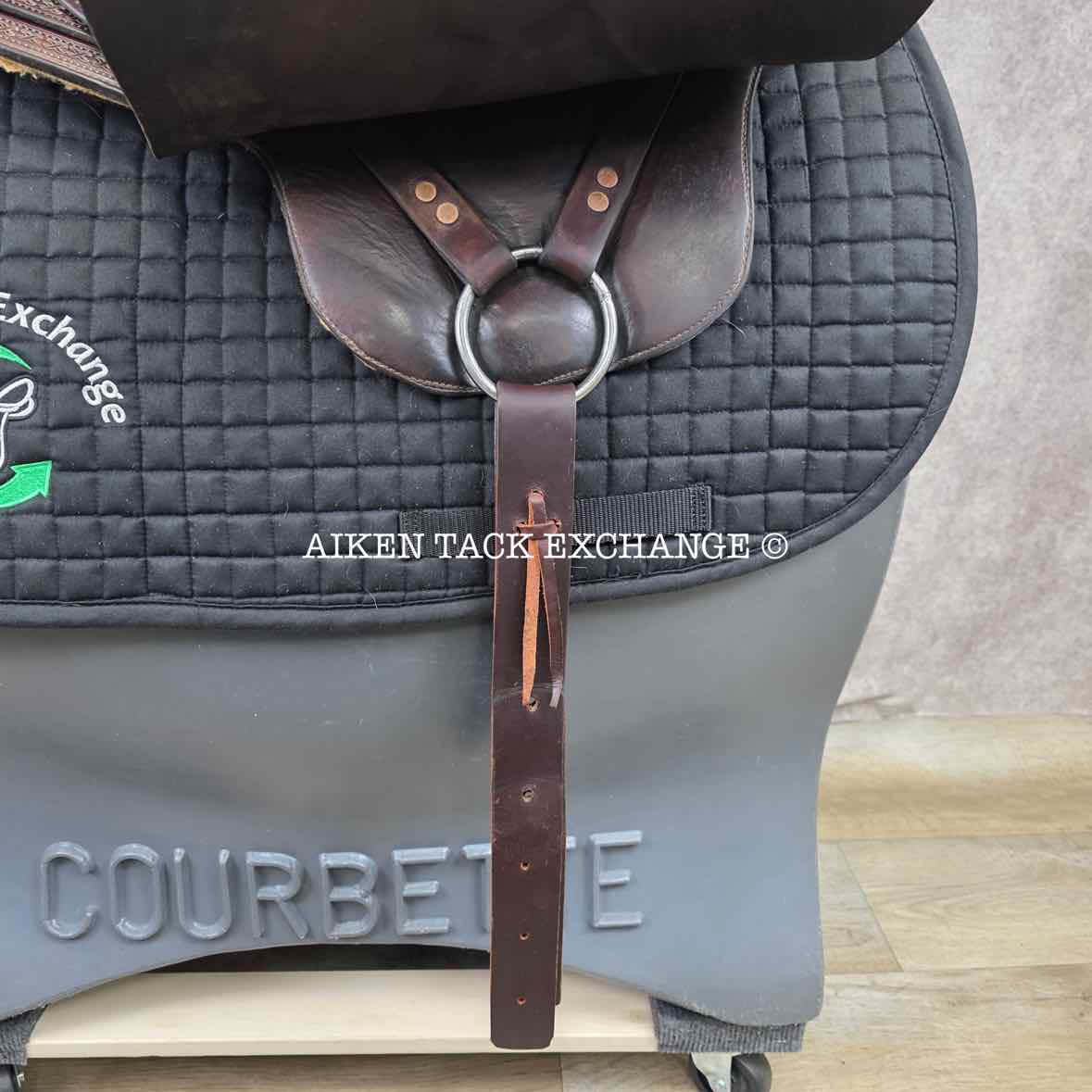 Eli Miller Buena Vista Saddle, 19" Seat, Wide Tree - Full QH Bars