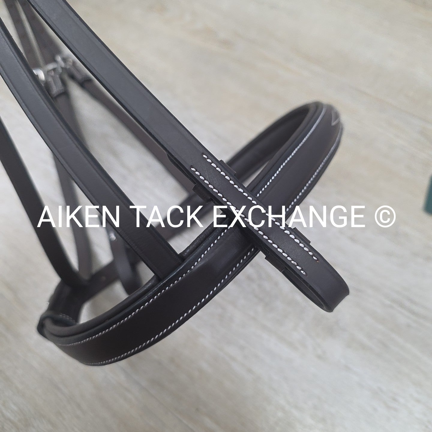 HDR Advantage Mono Crown Padded Bridle with Reins, Havana, Oversize