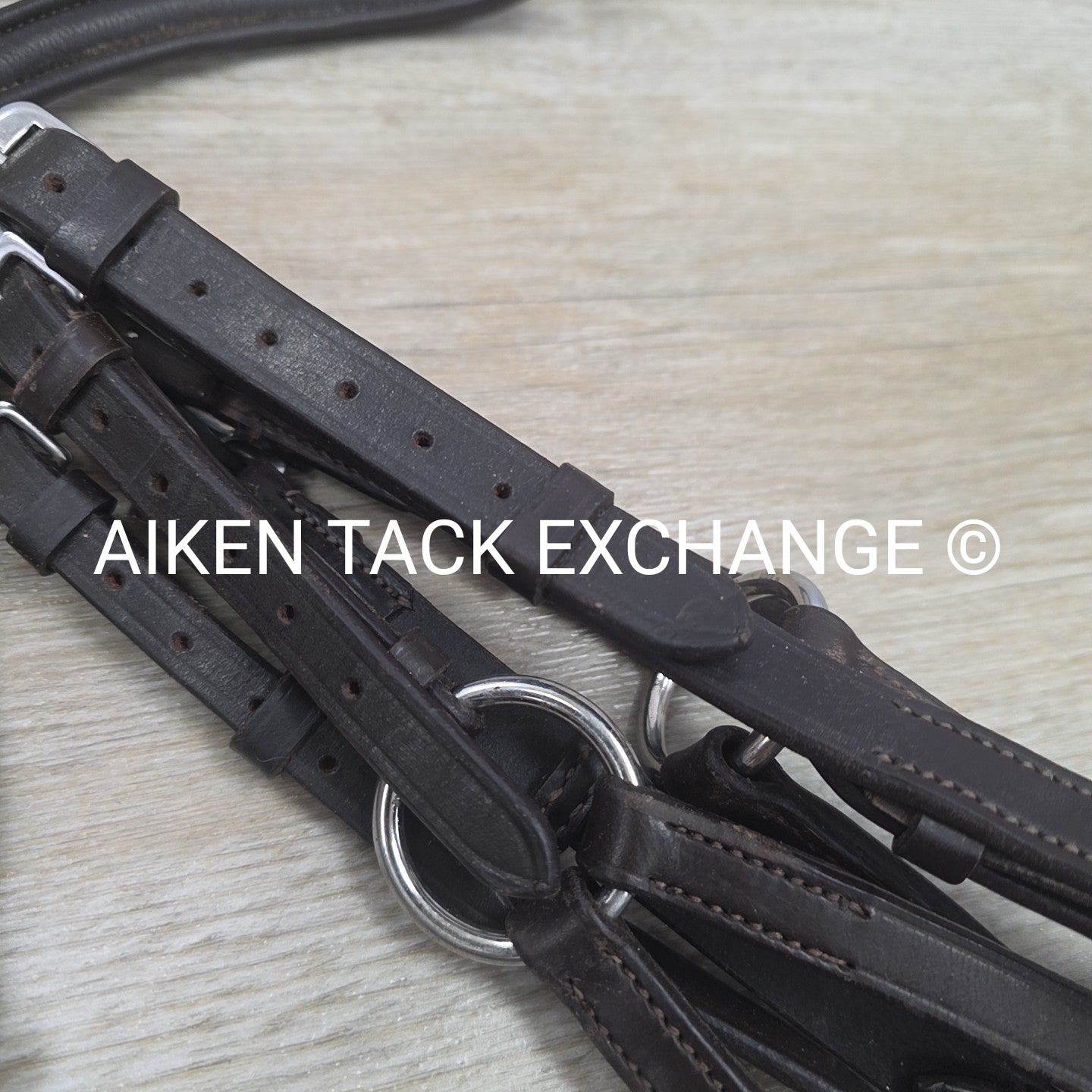 Monocrown Figure 8 Bridle, No Reins, Brown, Size Full