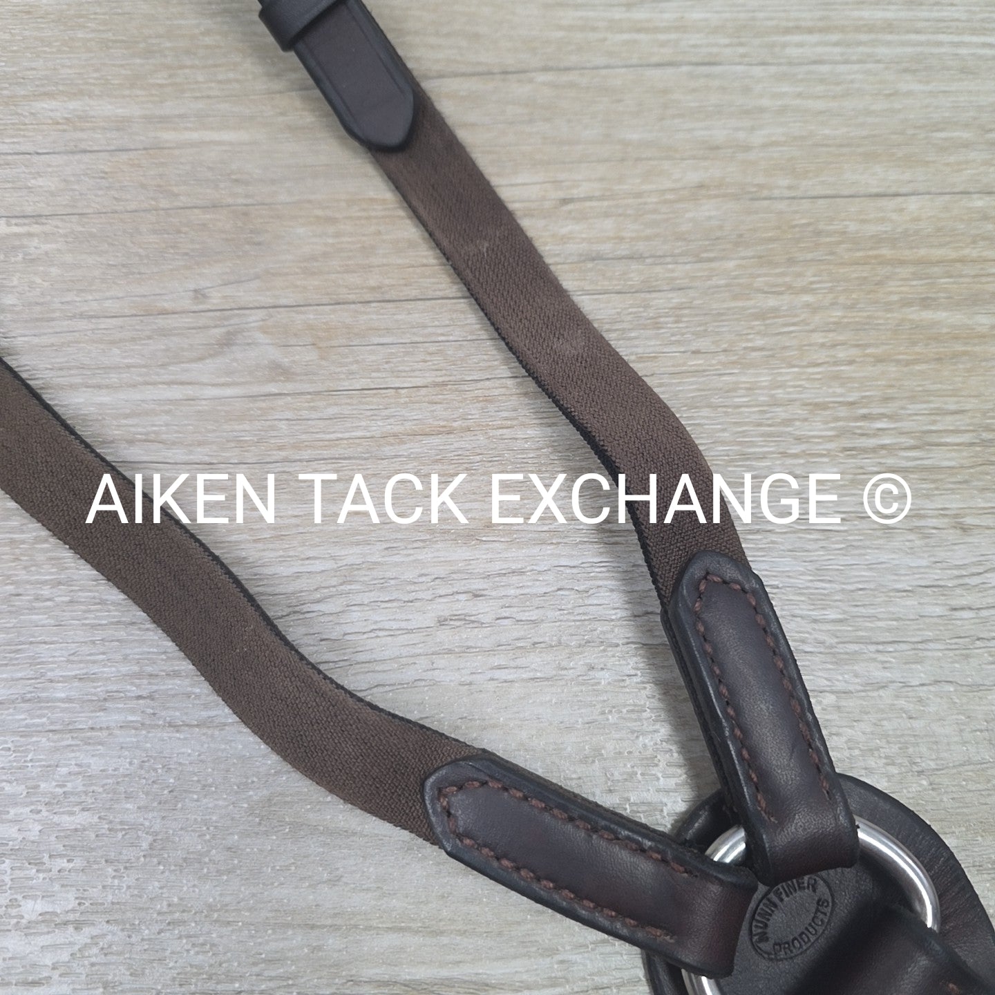 Nunn Finer Hunting Breastplate with Elastic, Brown, Size Cob