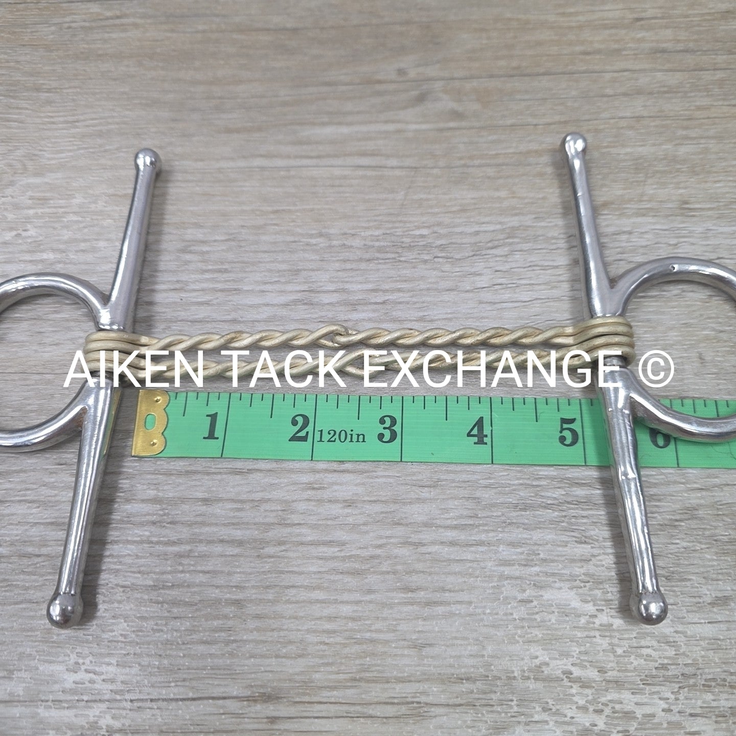 Full Cheek Double Twisted Wire Bit 5"