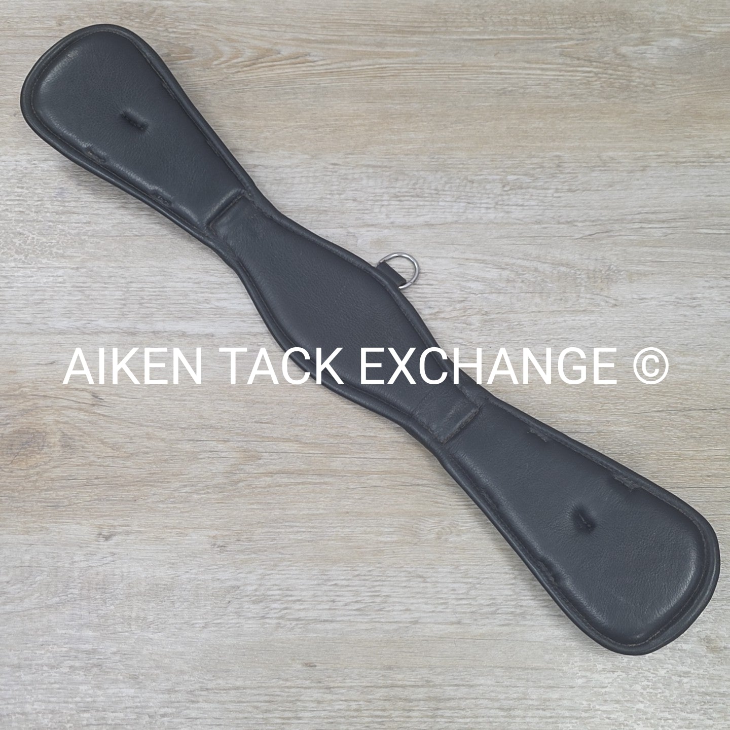 Contour Double End Elastic Dressage Girth, Black, 22"