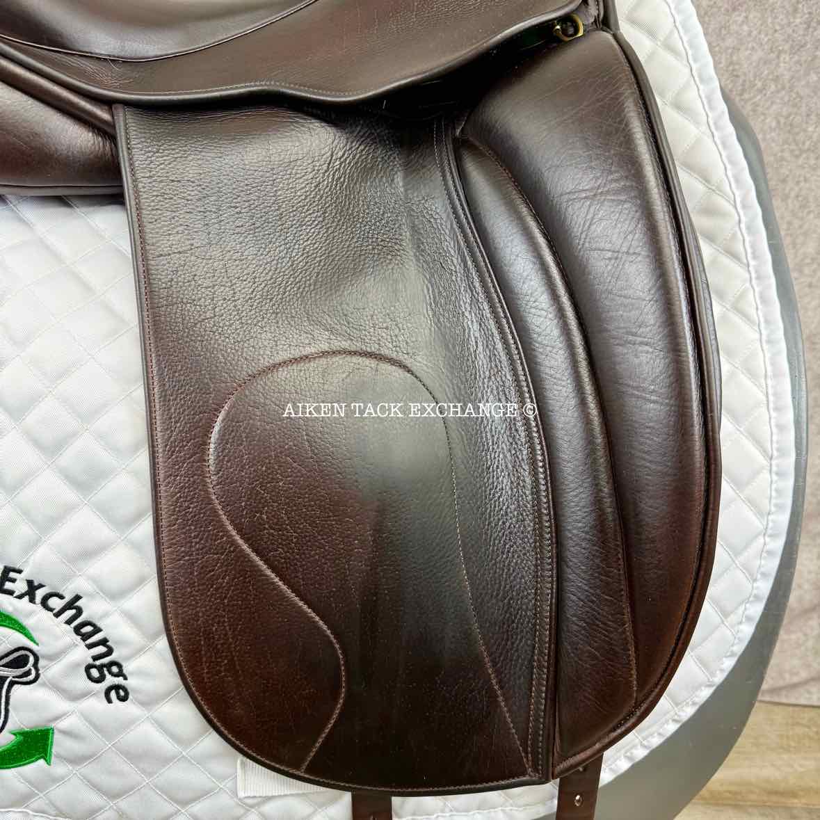 2011 Hulsebos DR CC Dressage Saddle, 17.5" Seat, Medium Wide Tree, Wool Flocked Panels