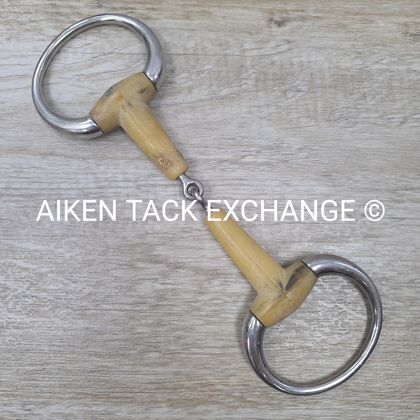 Happy Mouth Single Joint Eggbutt Bit 5" (Has Chew Marks)