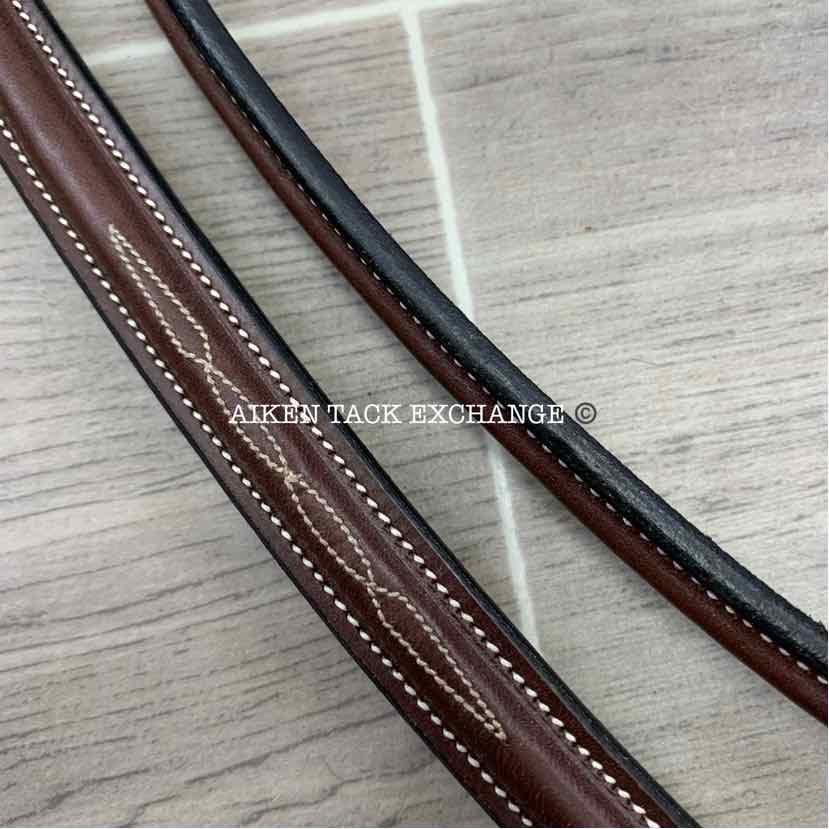 KL Select Red Barn Round Raised Standing Fancy Stitch Martingale, Size Cob
