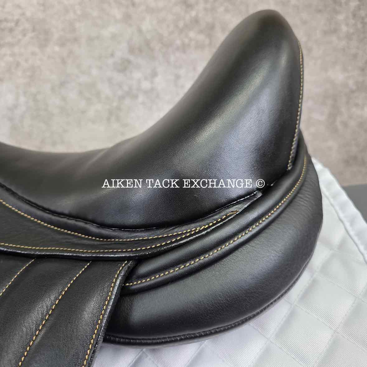 2015 GMD Germida Ratomka Piaffe Monoflap Dressage Saddle, 16.5" Seat, Wide Tree, Foam Panels