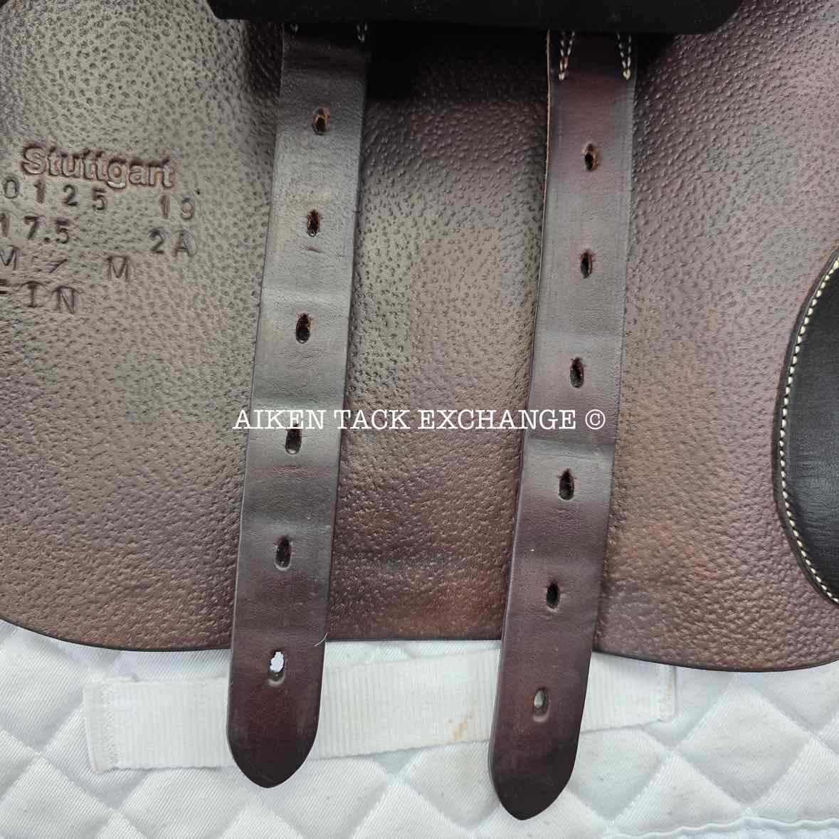 2019 Voltaire Stuttgart Jump Saddle, 17.5" Seat, 2A Flap, Medium Tree, PRO Panels, Full Buffalo Leather