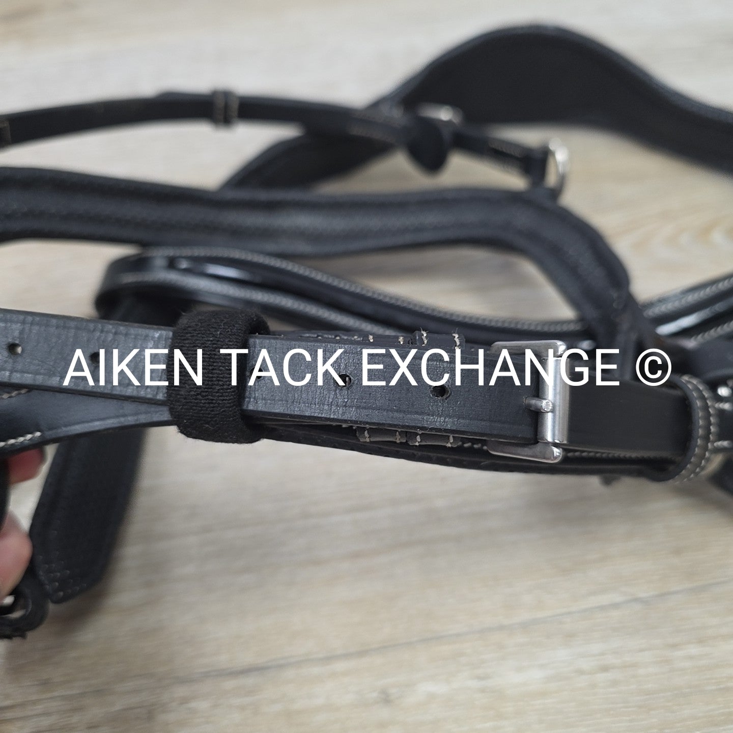 Jump'In One Manhattan Anatomic Bridle, No Reins, Black, Size Full