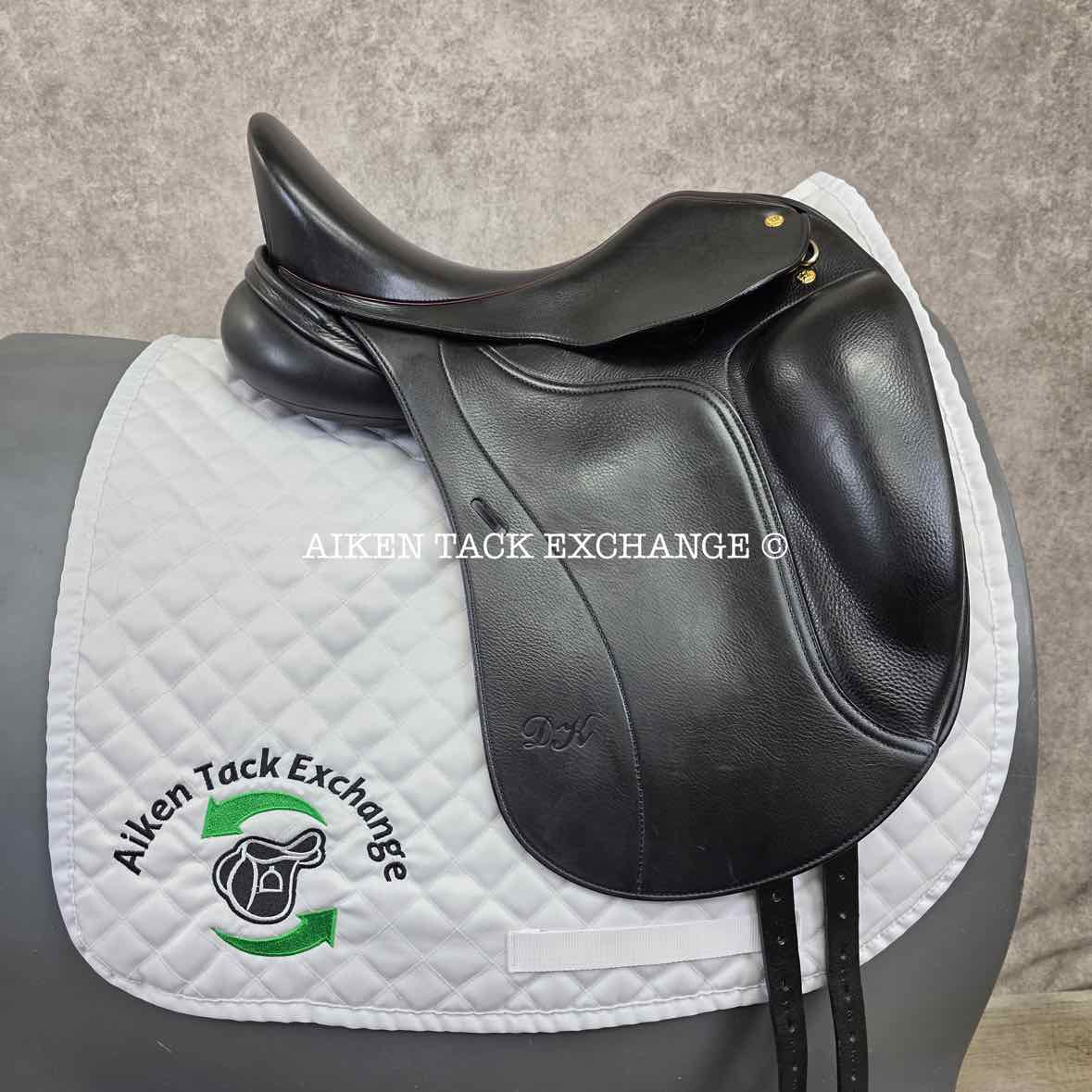 2006 DK Freedom Monoflap Dressage Saddle, 16.5" Seat, Extra Wide Tree, Wool Flocked Panels