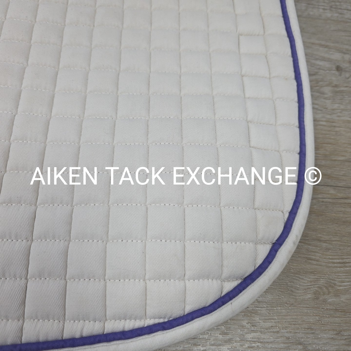 PRI All Purpose Saddle Pad w/ Purple Trim