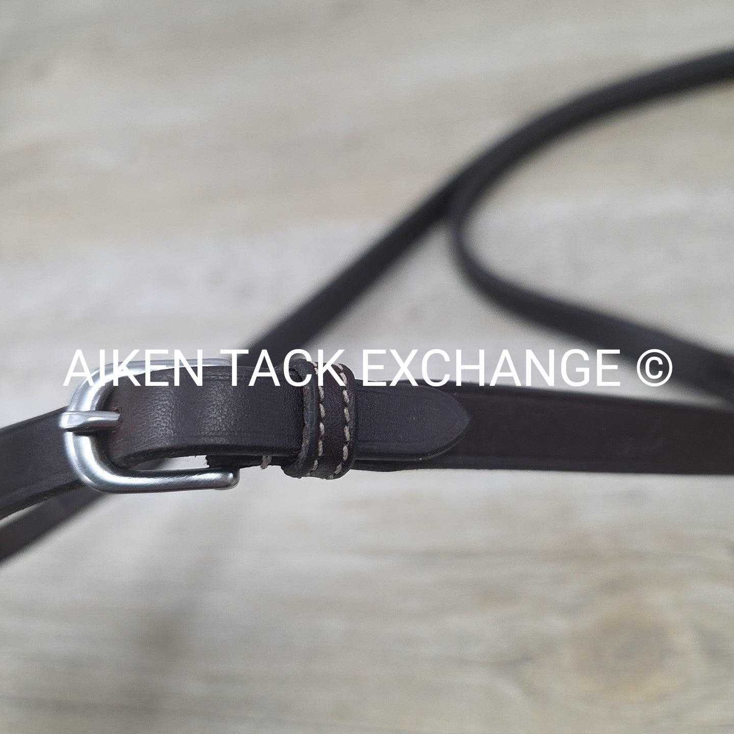 Penelope Elastic Rubber Grip Reins, Brown, 55"