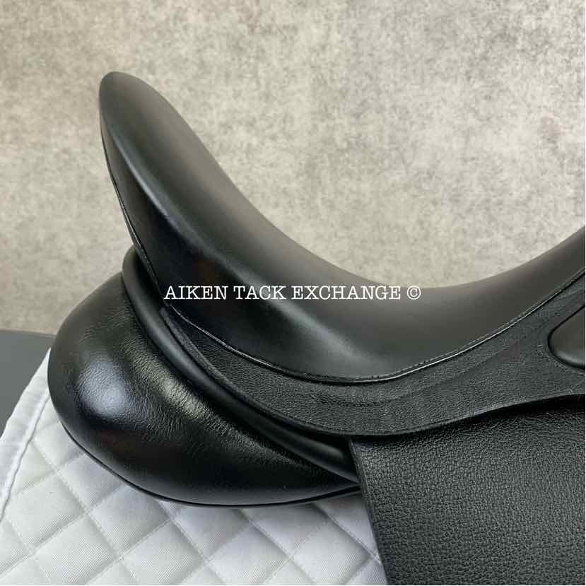 2023 SDL Lemke Buffalo Deluxe Dressage Saddle, 17.5" Seat, Medium Wide / Wide Tree, Wool Flocked Panels