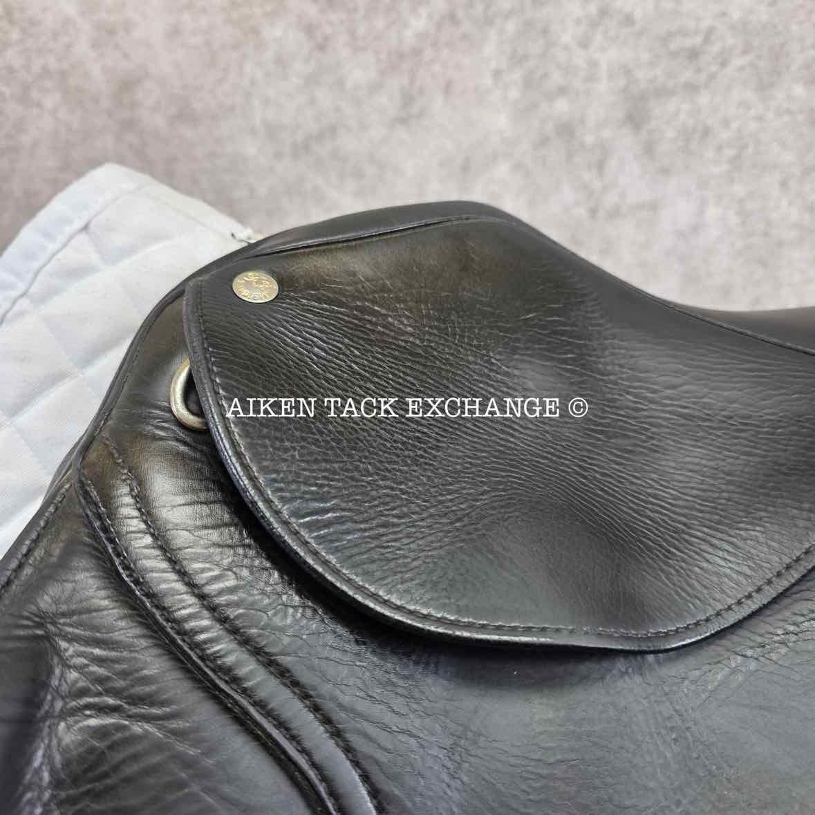 2012 DK Saddlery Liberty Monoflap All Purpose Jump Saddle, 17.5" Seat, Medium Wide Tree, Wool Flocked Panels