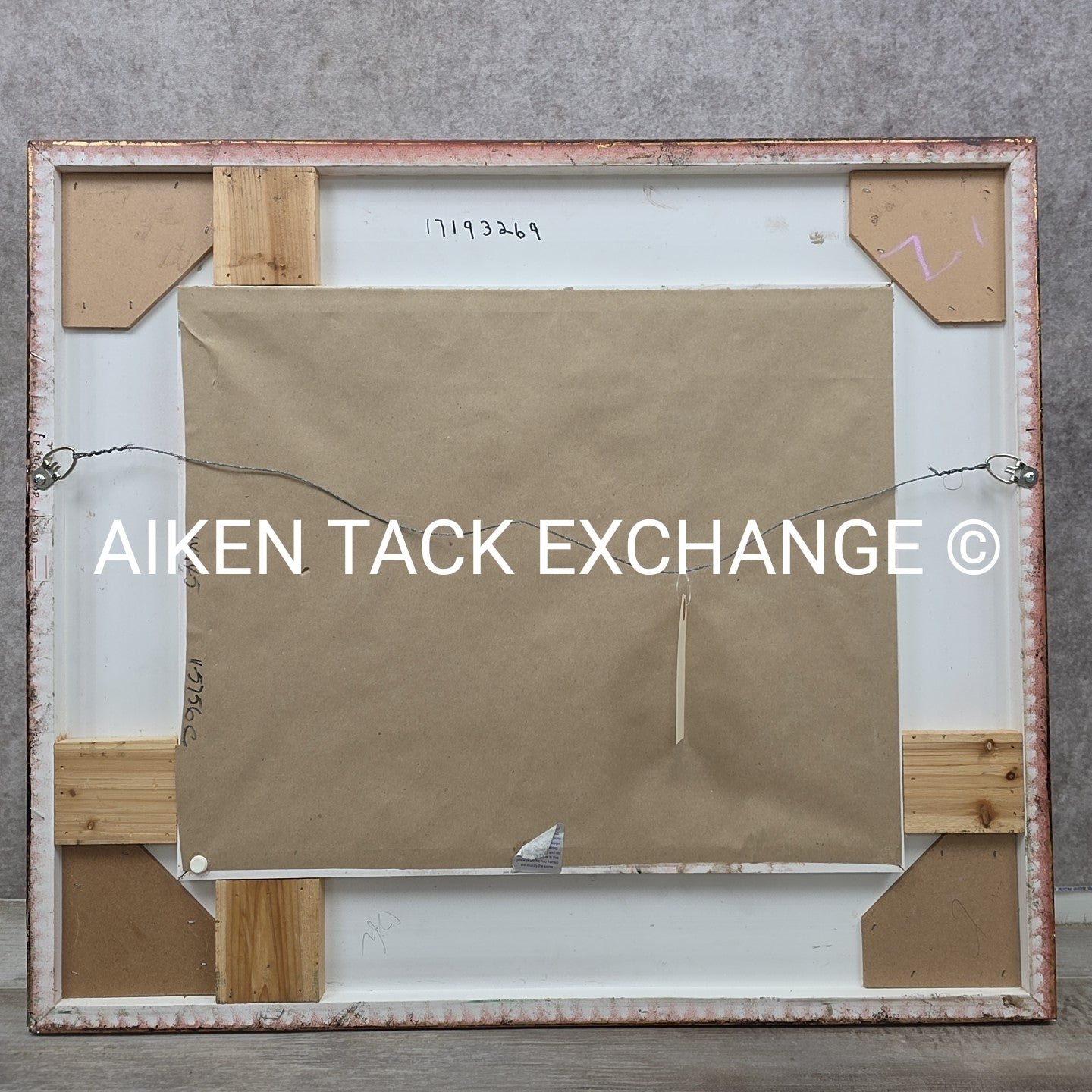 PL. 39 Le Petit Corporal, Embroidered, Matted, Framed, 31" x 27"