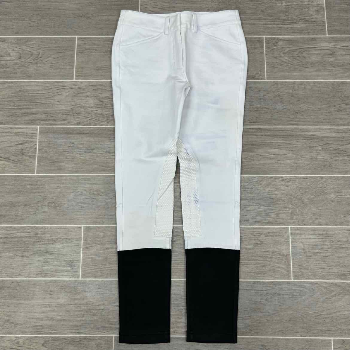 KAKI by Kathryn Hall Silicone Grip Knee Patch Breeches, Size 14