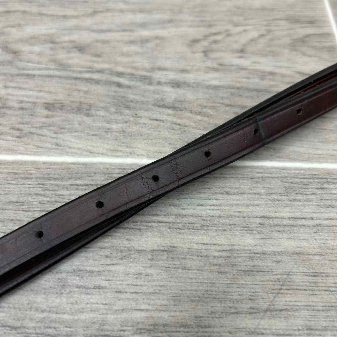 Bobby's English Tack Plain Raised Running Martingale, Brown, Size Full