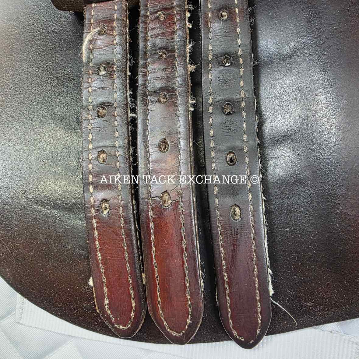 Crosby The Hampton Classic Close Contact Jump Saddle, 17" Seat, Medium Tree, Foam Panels