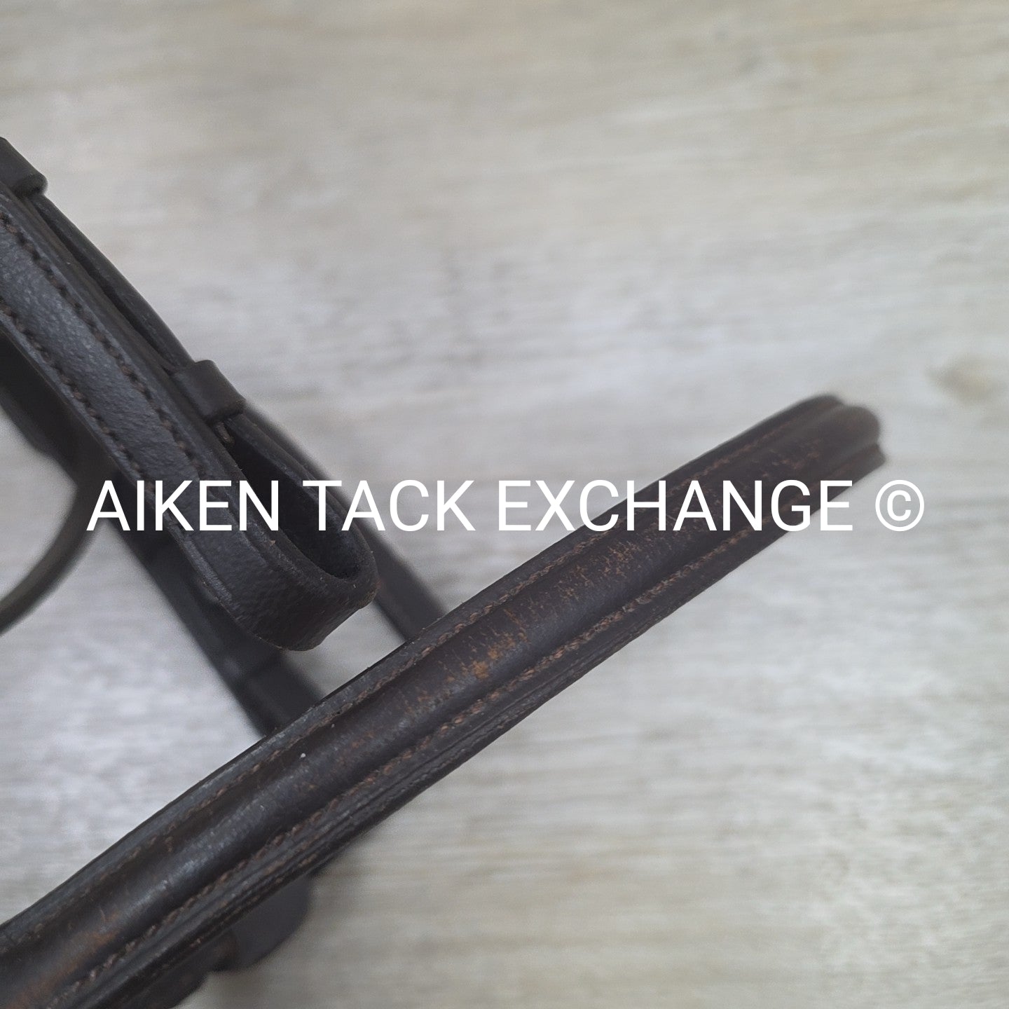Plain Raised Bridle, No Reins, Brown, Size Full