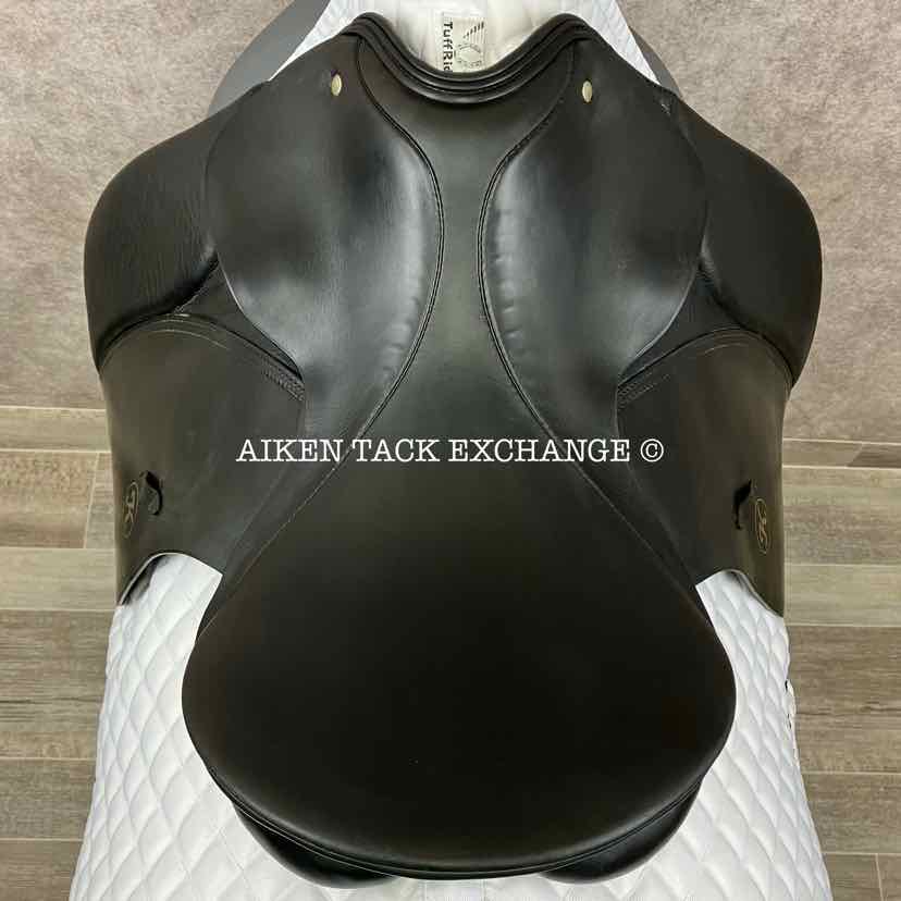 1990 Passier Katrin Dressage Saddle, 17" Seat, Medium Tree, Wool Flocked Panels
