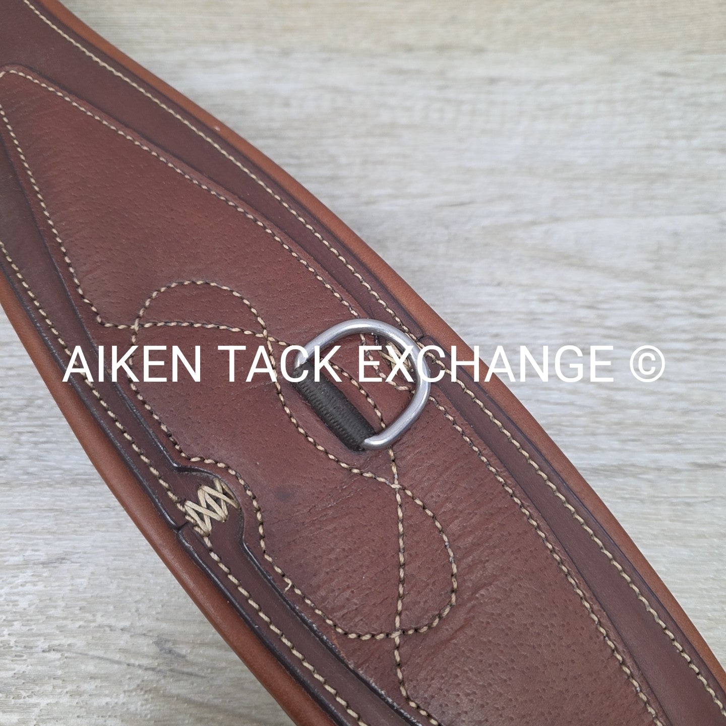 Antares Double End Elastic Girth, Brown, 48"