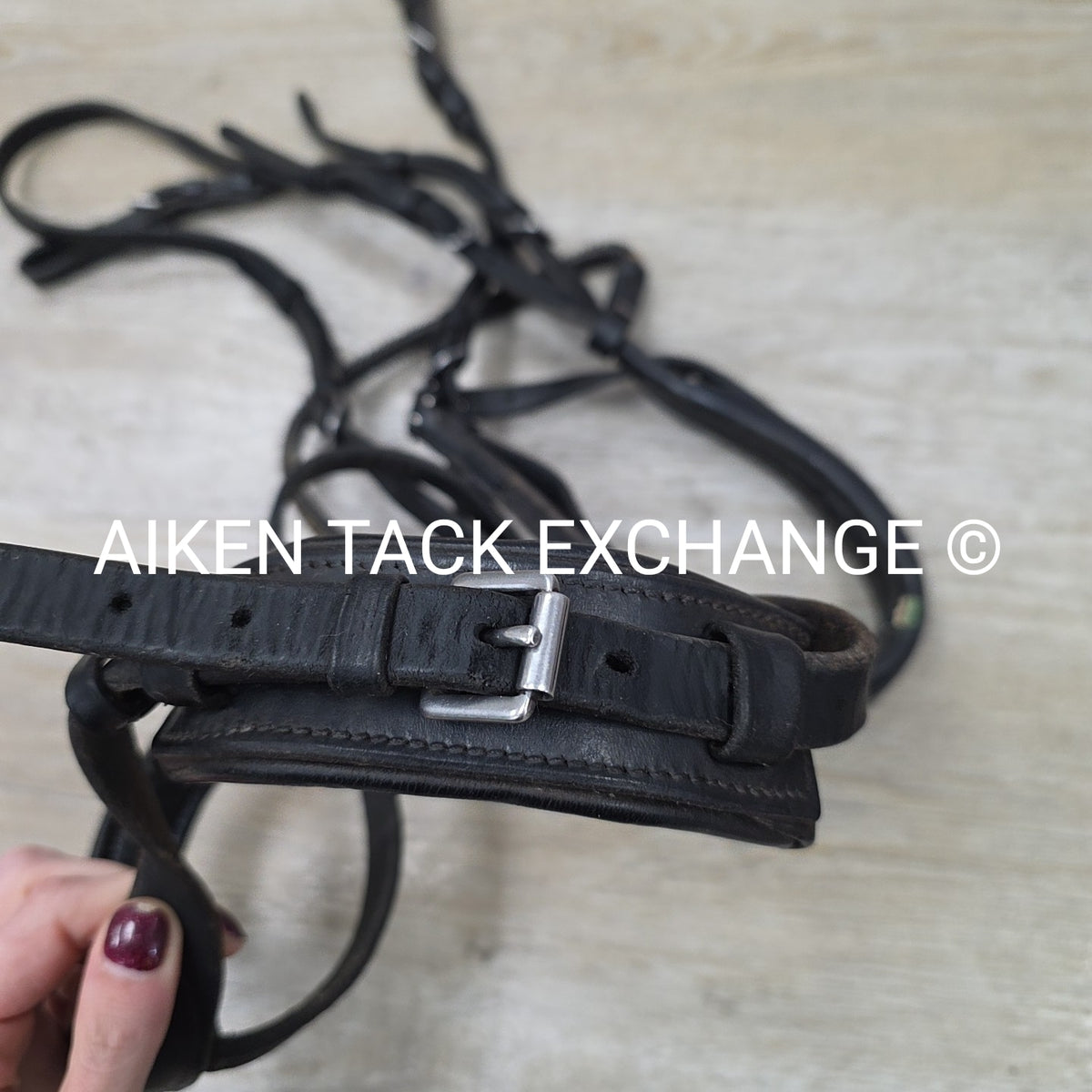 BARGAIN BUNDLE: 2 Dressage Bridles, No Reins, Black, Size Cob & Full