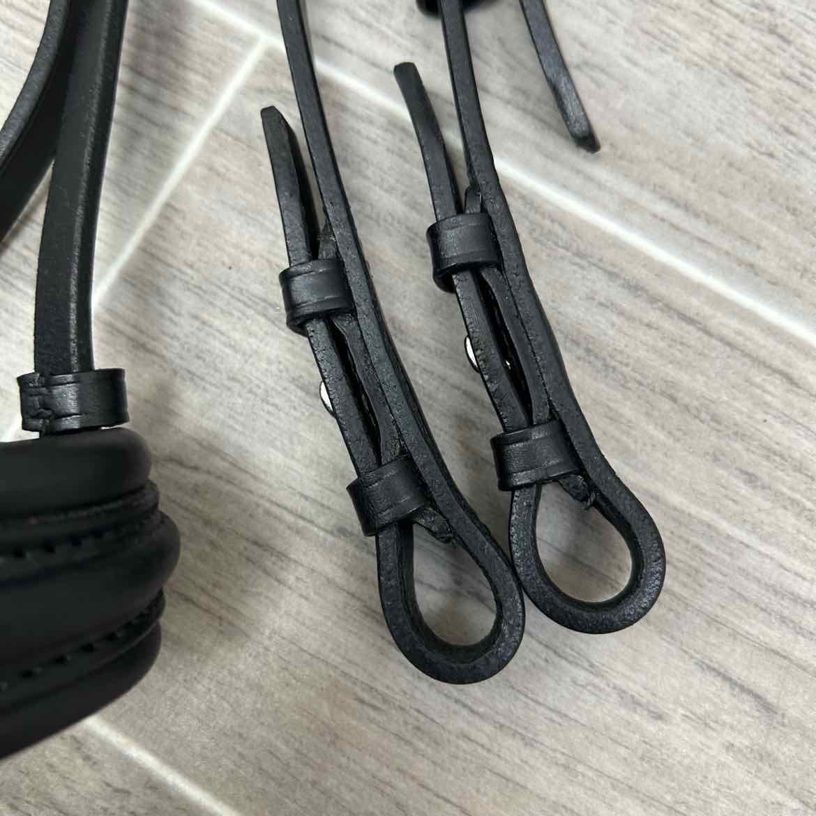 Stubben Switch 2-in-1 Snaffle & Weymouth Bridle, Black, Size Full