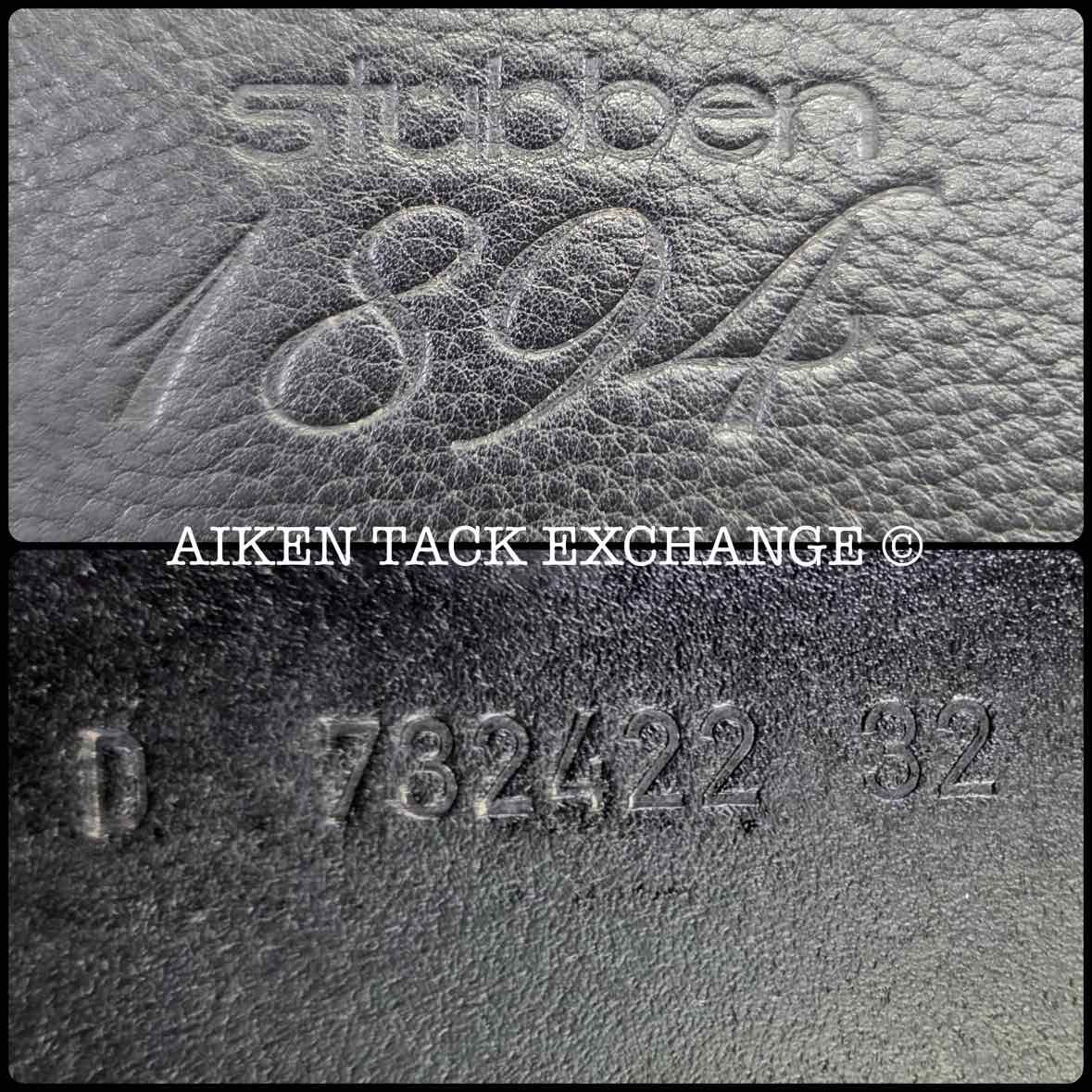 Stubben 1894 Dressage Saddle, 17" Seat, 32cm Tree - Wide, Wool Flocked Panels