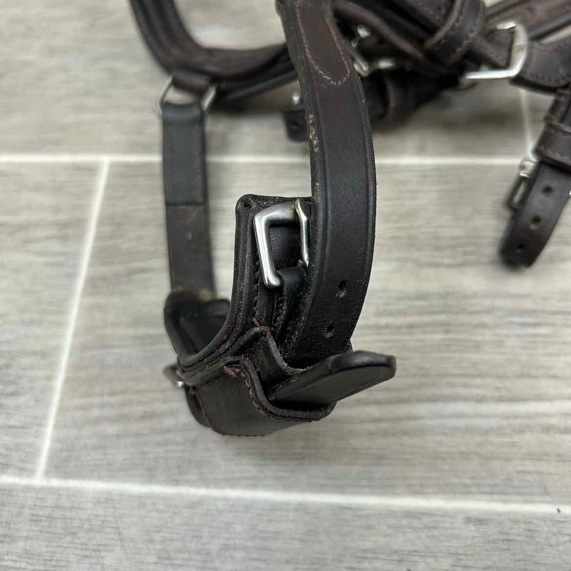 PS of Sweden King Edward Bridle with Bling Browband, No Reins, Brown, Size Full