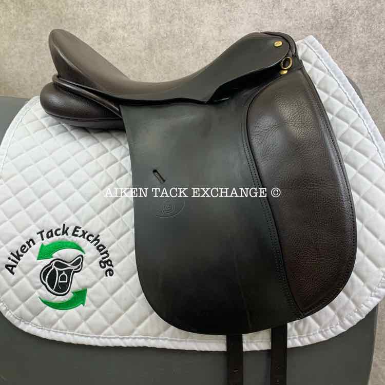 **SOLD** 1998 Schleese JES Dressage Saddle, 17" Seat, Wide Tree, Wool Flocked Panels