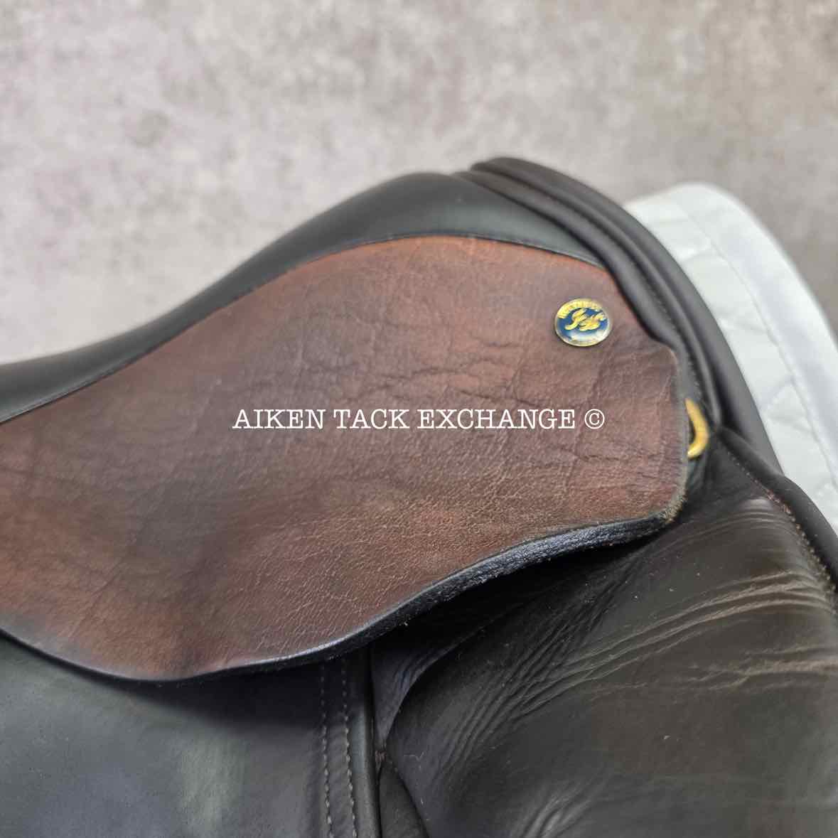 2011 Hulsebos DR CC Dressage Saddle, 18" Seat, Medium Wide Tree, Wool Flocked Panels
